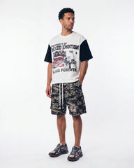 Saint Vanity Summer Camo Cargo Shorts