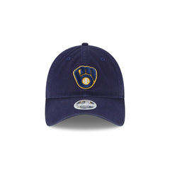 Milwaukee Brewers Women's Core Classic Navy 9TWENTY Adjustable Hat