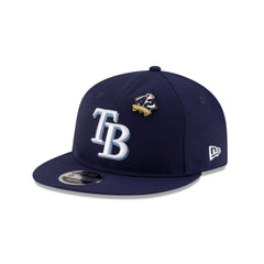 Tampa Bay Rays Jackie Robinson Day 2025 Retro Crown 9FIFTY Snapback Hat