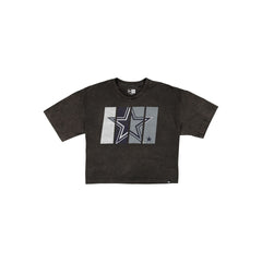 Dallas Cowboys Sport Night Black Cropped Women's T-Shirt