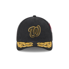 Alpha Industries x Washington Nationals Black 9FORTY M-Crown A-Frame Snapback Hat