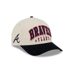 Atlanta Braves Stacked Corduroy 9FORTY M-Crown A-Frame Snapback Hat