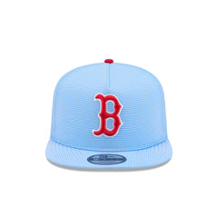 Boston Red Sox Pinstripe Ripstop 9FIFTY A-Frame Snapback Hat