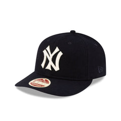 New York Yankees Melton Wool Heritage Series Retro Crown 9FIFTY Strapback Hat