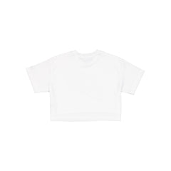 Atlanta Braves Summer Women's White Cropped Jersey T-Shirt