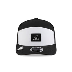 Arizona Diamondbacks 2026 Clubhouse Black & White Split Panel 9SEVENTY Stretch-Snap Hat