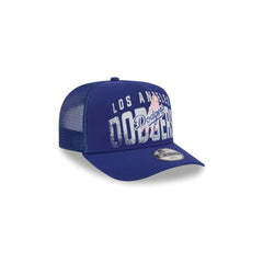 Los Angeles Dodgers Logo Fade Kids 9FIFTY A-Frame Trucker Hat