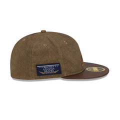 Atlanta Braves Utility Linen Retro Crown 59FIFTY Fitted Hat