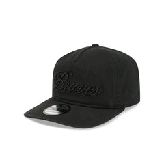 Atlanta Braves All Black Scripted 19TWENTY Adjustable Hat
