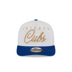 Chicago Cubs Gold Scripted 19TWENTY Adjustable Hat