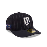 Minnesota Twins Pinstripe Merino & Cashmere Moon 59FIFTY Fitted Hat
