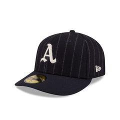 Athletics Pinstripe Merino & Cashmere Moon 59FIFTY Fitted Hat