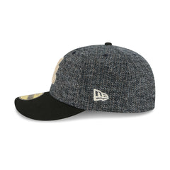Atlanta Braves Three Looms Tweedy Cotton Black 59FIFTY Fitted Hat