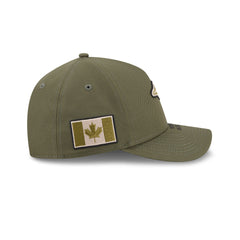 Toronto Blue Jays Armed Forces Day 2026 9FORTY M-Crown A-Frame Snapback Hat