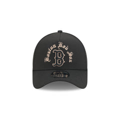 Boston Red Sox Gothic Lettering 9FORTY A-Frame Snapback Hat