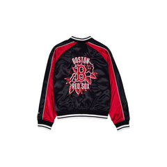 Boston Red Sox Women's Floral Satin Varsity Jacket