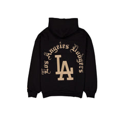 Los Angeles Dodgers Gothic Lettering Black Hoodie