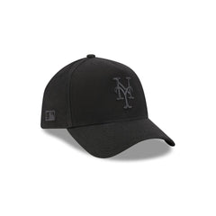 New York Mets Waxed Canvas Black 59FORTY A-Frame Fitted Hat
