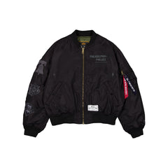 Alpha Industries x Philadelphia Phillies Black 2-in-1 MA-1 Flight Jacket + Vest