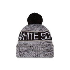 Chicago White Sox Tri Color Pom Knit Hat