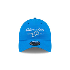 Detroit Lions Script Wordmark Casual Classic Adjustable Hat
