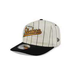 Pittsburgh Steelers Chrome White Pinstripe 19TWENTY Snapback Hat