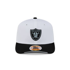 Las Vegas Raiders 2026 Sideline White 9SEVENTY Stretch-Snap Hat