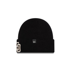 San Diego Padres Woolen Black Short Cuff Knit Beanie Hat
