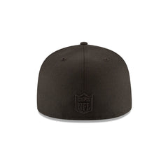 Seattle Seahawks Black On Black 59FIFTY Fitted Hat