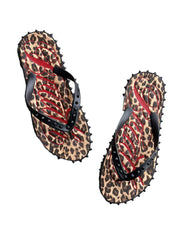 Bravest Studios Breathe Studded Flip Flops Leopard Print