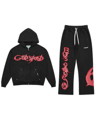 Godspeed Raw Import Sweatsuit Black/Red