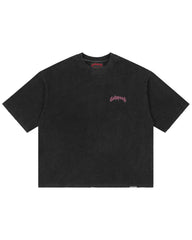 Godspeed Vital Short Set Black Wash Pink Logo