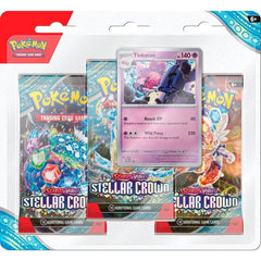 🔥2026 Christmas Gift🎄: Scarlet & Violet - Stellar Crown Three-Booster Pack Blister (Tinkaton)