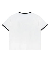 Righteous My Salvation Ringer Tee White
