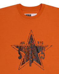 Sp5der Big Star LW Tee Red Orange
