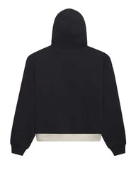 Sp5der Campers Field Zip Up Hoodie Onyx