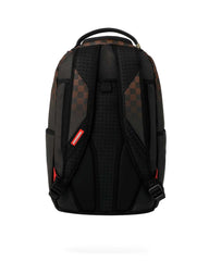 Sprayground Brown Check Ghost Drip Backpack