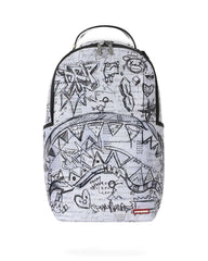 Sprayground Doodles Over Math Homework Backpack