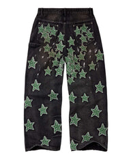 Vale Forever Starfall Denim Pants Black