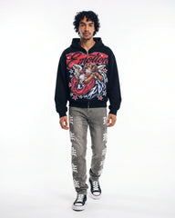 Mixed Emotions Monogram Denim Ash Grey