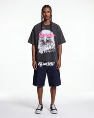 Sp5der Screaming Eagle Tee Onyx