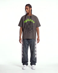 Sp5der Web Stone Denim Pants Indigo