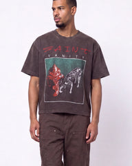 Saint Vanity Dalmatian Tee Vintage Black