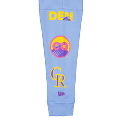 Colorado Rockies City Connect Women's Pastel Blue Hoodie