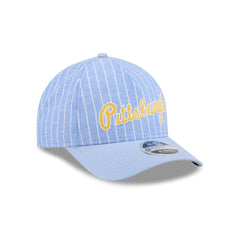 Pittsburgh Pirates Pinstripe Linen 9FORTY M-Crown A-Frame Snapback Hat
