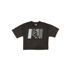 Chicago White Sox Sport Night Black Cropped Women's T-Shirt