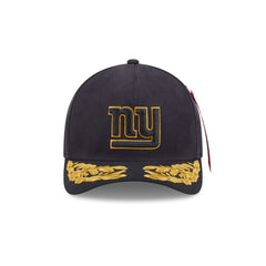 Alpha Industries x New York Giants Black 9FORTY M-Crown A-Frame Snapback Hat