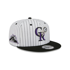 Colorado Rockies Deceptor Pinstripe 9FIFTY Snapback Hat