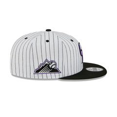 Colorado Rockies Deceptor Pinstripe 9FIFTY Snapback Hat
