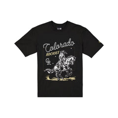 Colorado Rockies Lasso Black T-Shirt